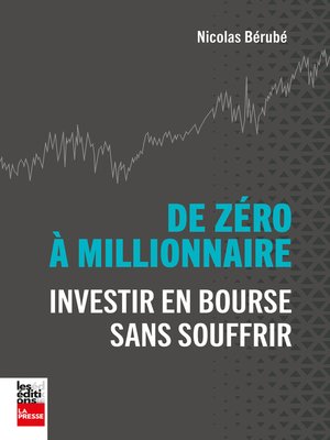 cover image of De zéro à millionnaire